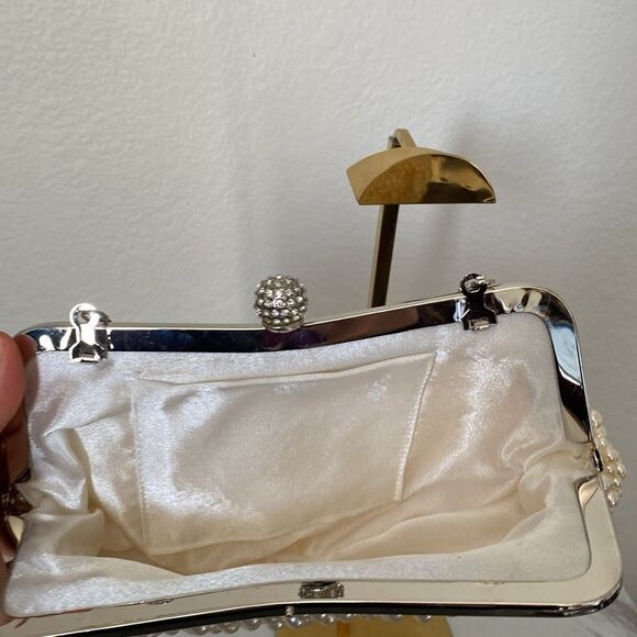 Vintage Sequin Peal Mini Clutch Handbag - Picture 6 of 8